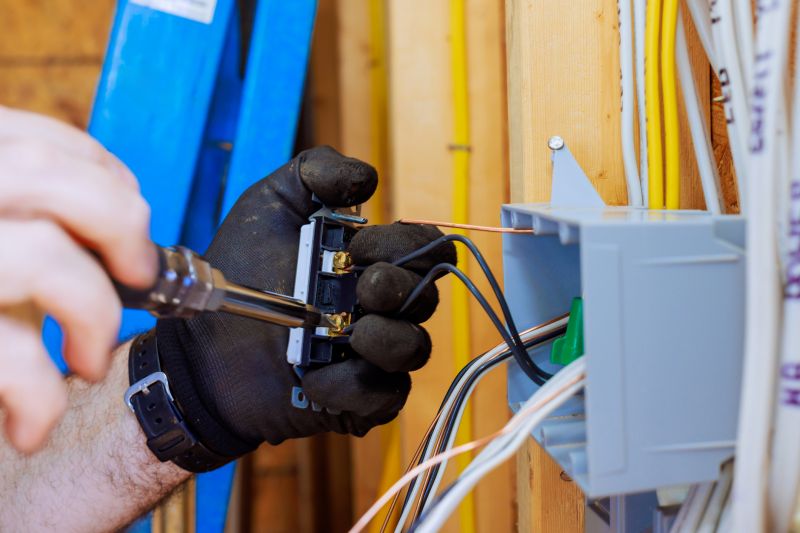 Electrician Performing Wiring